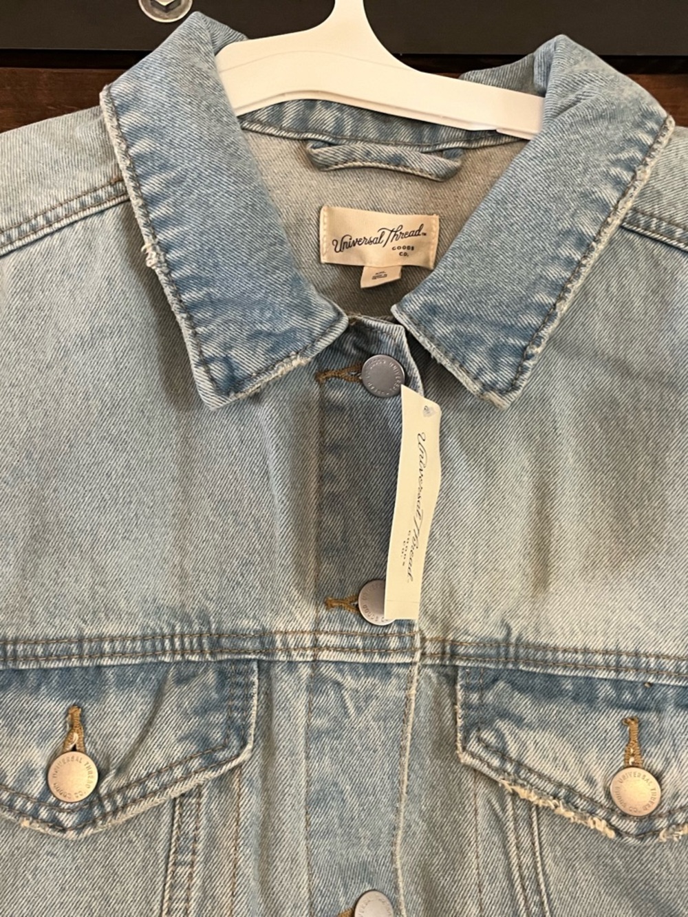 Universal Thread Light Blue Oversized Denim Jacket - Picture 5 of 7